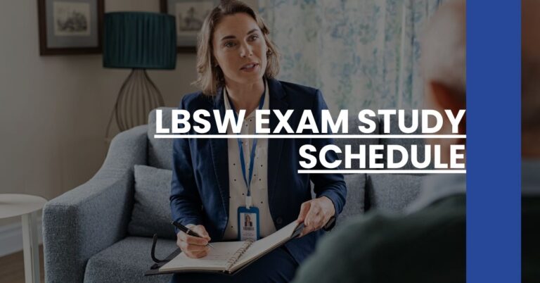 LBSW Exam Study Schedule Feature Image