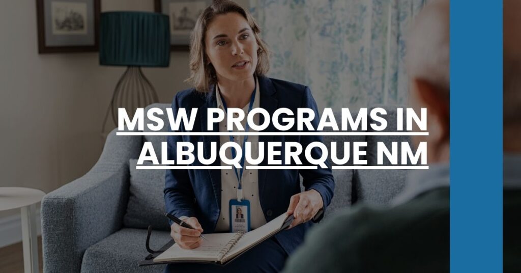 MSW Programs in Albuquerque NM Feature Image