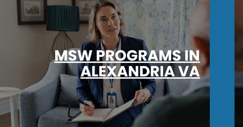 MSW Programs in Alexandria VA Feature Image