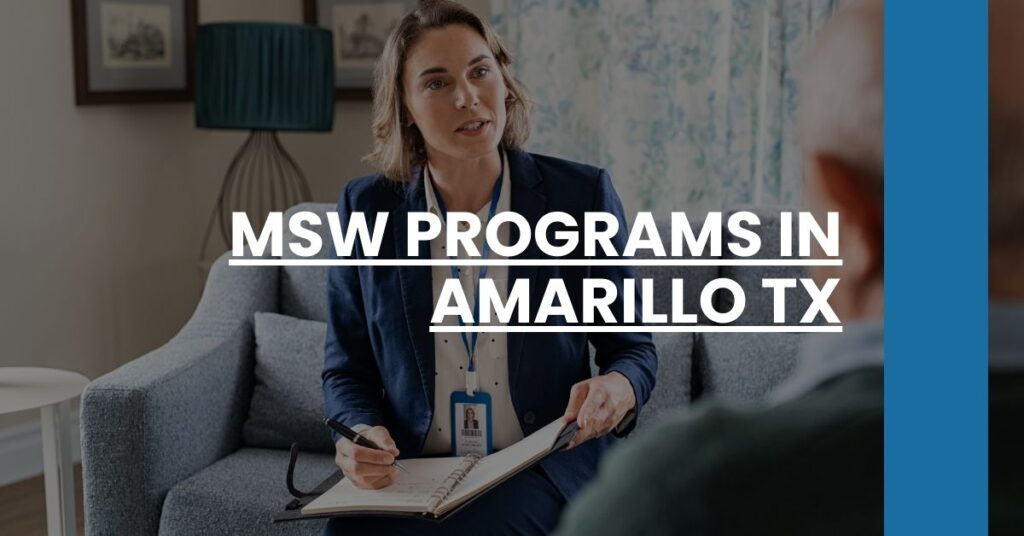 MSW Programs in Amarillo TX Feature Image