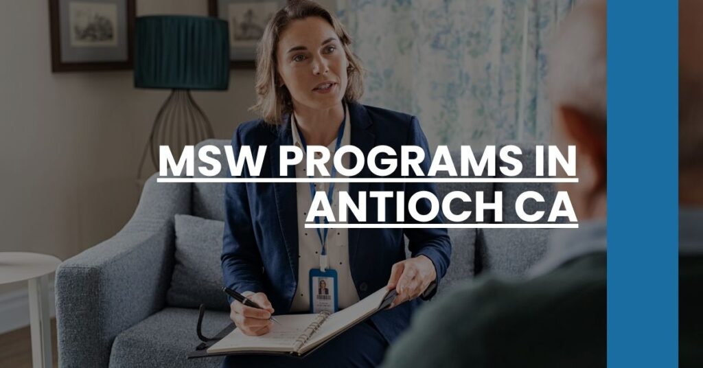 MSW Programs in Antioch CA Feature Image