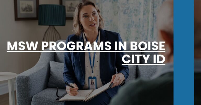 MSW Programs in Boise City ID Feature Image