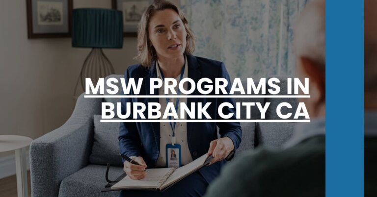 MSW Programs in Burbank city CA Feature Image