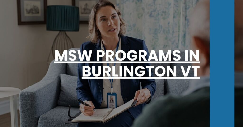 MSW Programs in Burlington VT Feature Image