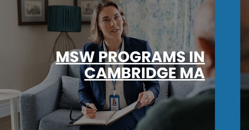 MSW Programs in Cambridge MA Feature Image