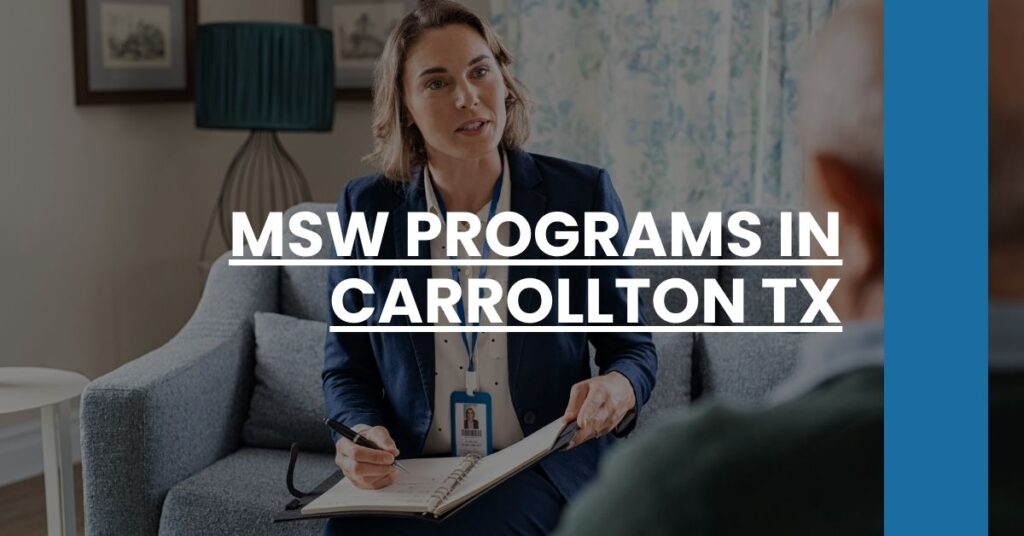 MSW Programs in Carrollton TX Feature Image