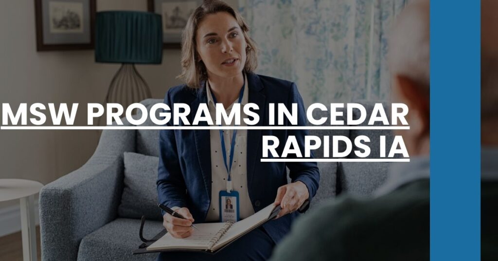 MSW Programs in Cedar Rapids IA Feature Image