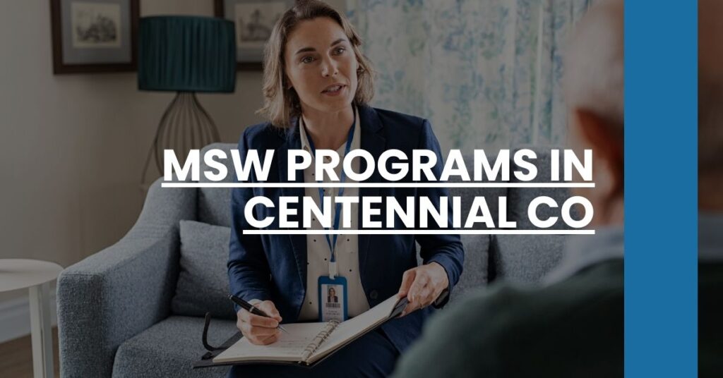 MSW Programs in Centennial CO Feature Image