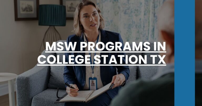 MSW Programs in College Station TX Feature Image