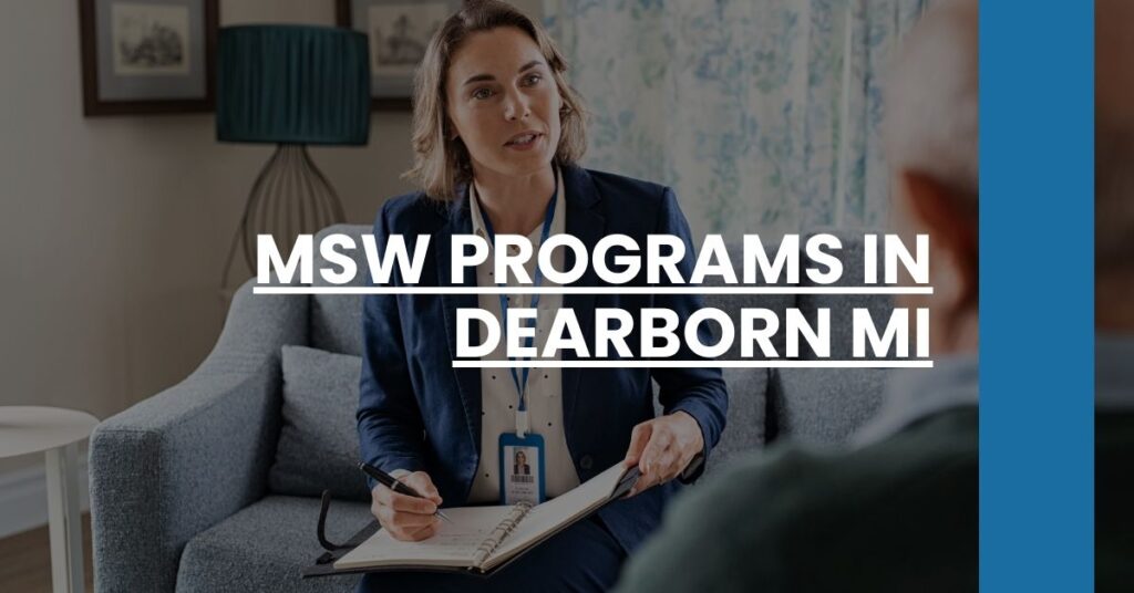 MSW Programs in Dearborn MI Feature Image