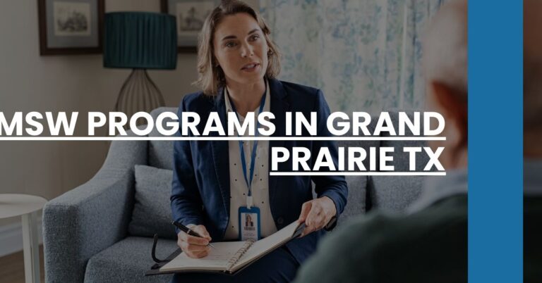 MSW Programs in Grand Prairie TX Feature Image