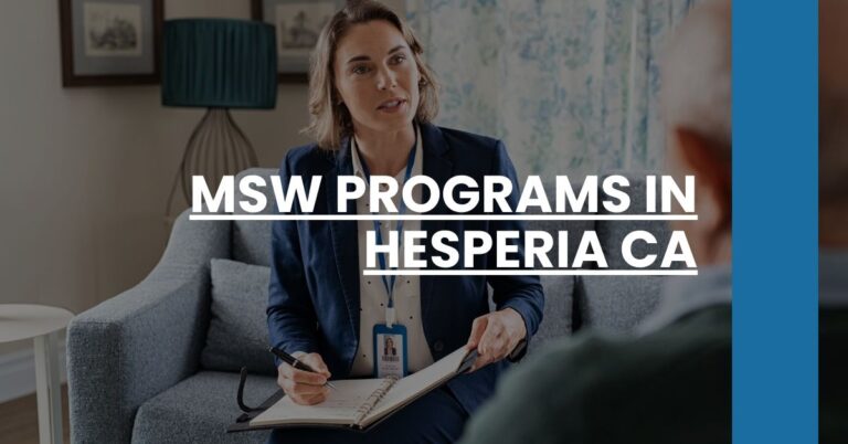 MSW Programs in Hesperia CA Feature Image