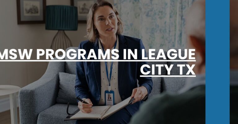 MSW Programs in League City TX Feature Image