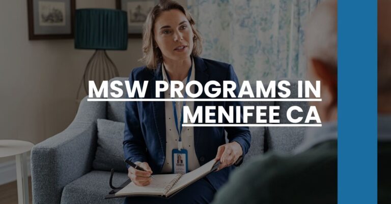 MSW Programs in Menifee CA Feature Image