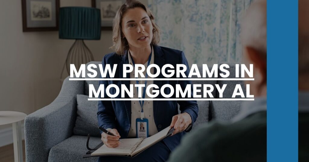 MSW Programs in Montgomery AL Feature Image