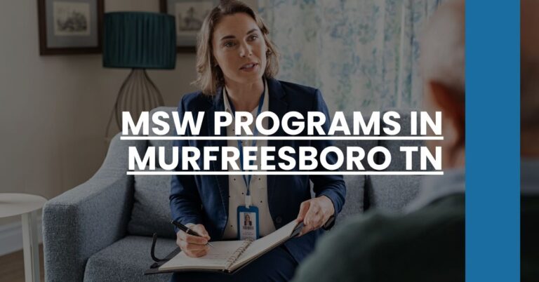 MSW Programs in Murfreesboro TN Feature Image