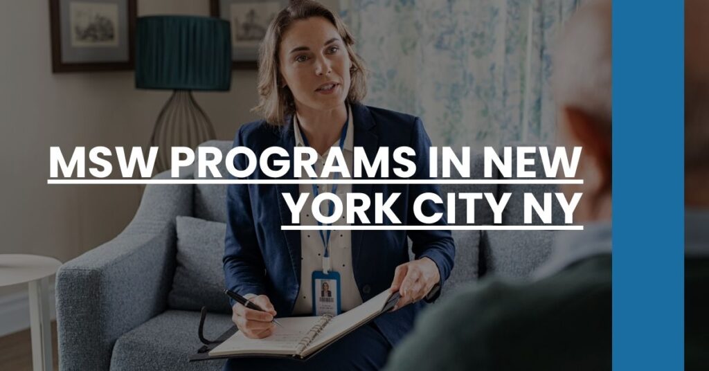 MSW Programs in New York City NY Feature Image