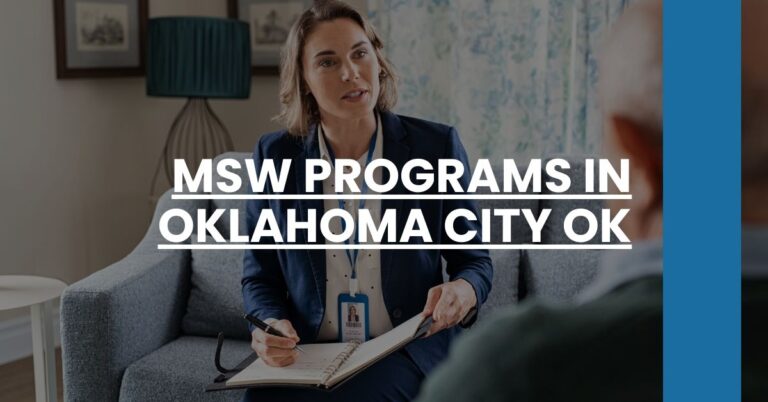 MSW Programs in Oklahoma City OK Feature Image