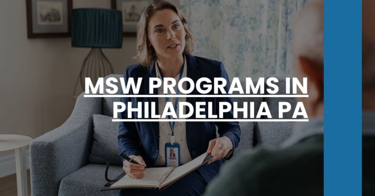 MSW Programs in Philadelphia PA Feature Image