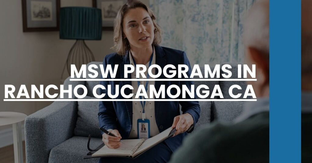 MSW Programs in Rancho Cucamonga CA Feature Image