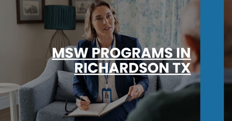 MSW Programs in Richardson TX Feature Image