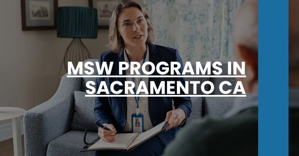 MSW Programs in Sacramento CA Feature Image