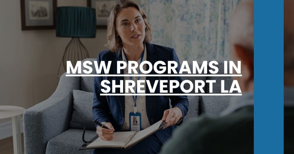 MSW Programs in Shreveport LA Feature Image