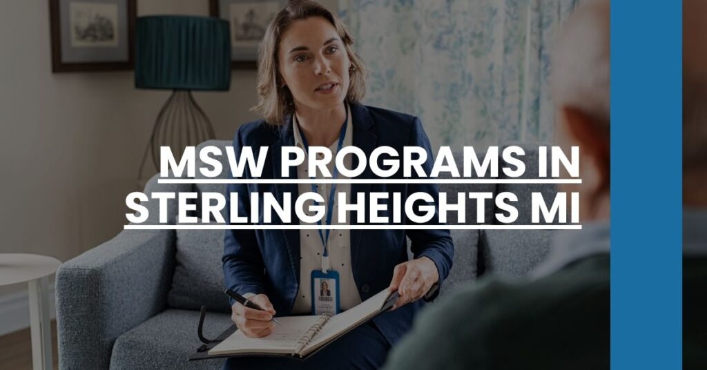 MSW Programs in Sterling Heights MI Feature Image