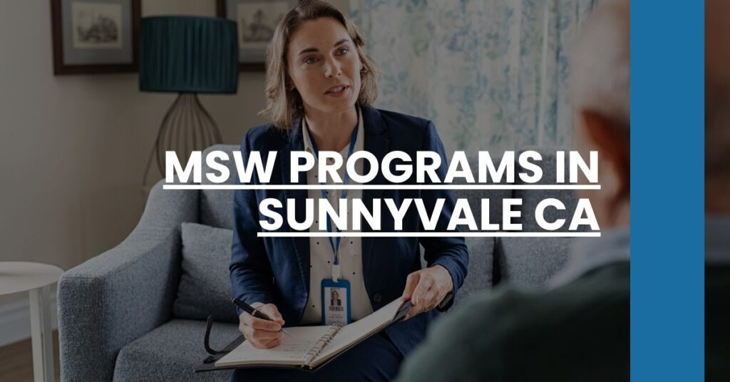 MSW Programs in Sunnyvale CA Feature Image