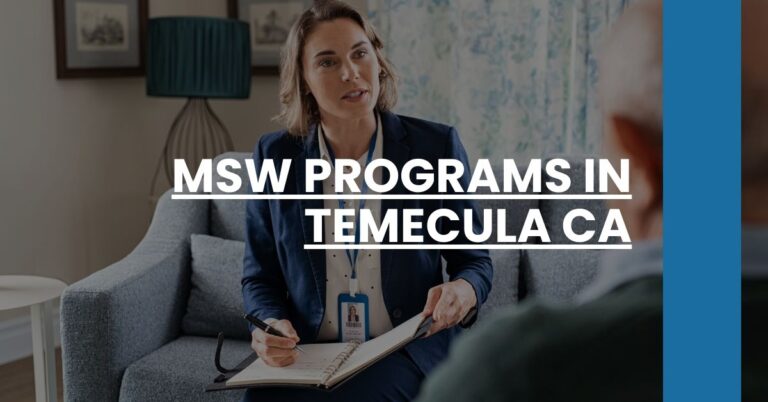 MSW Programs in Temecula CA Feature Image