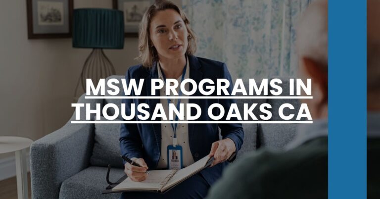 MSW Programs in Thousand Oaks CA Feature Image