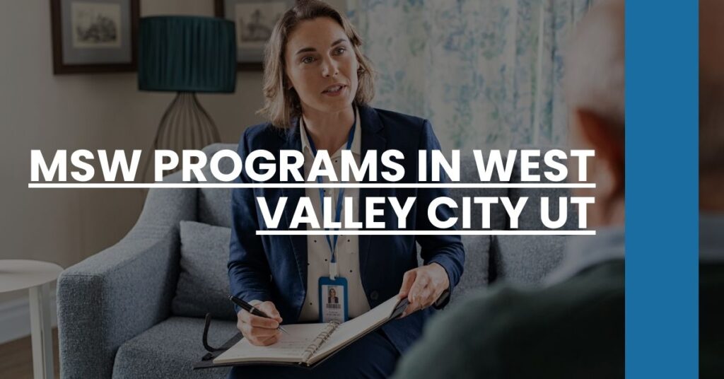 MSW Programs in West Valley City UT Feature Image