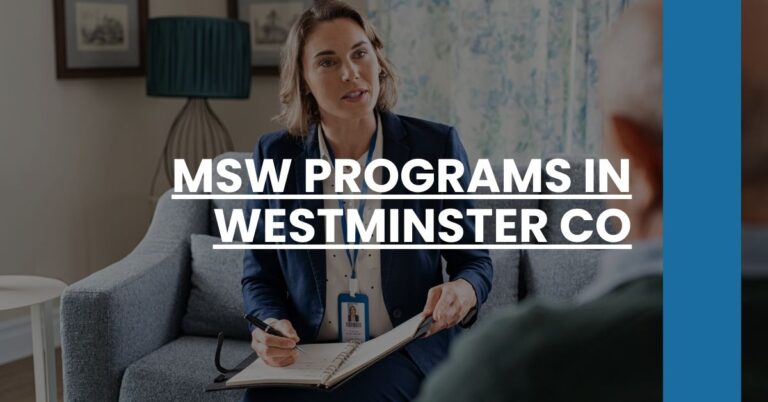 MSW Programs in Westminster CO Feature Image