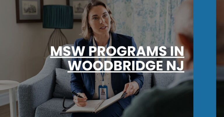 MSW Programs in Woodbridge NJ Feature Image